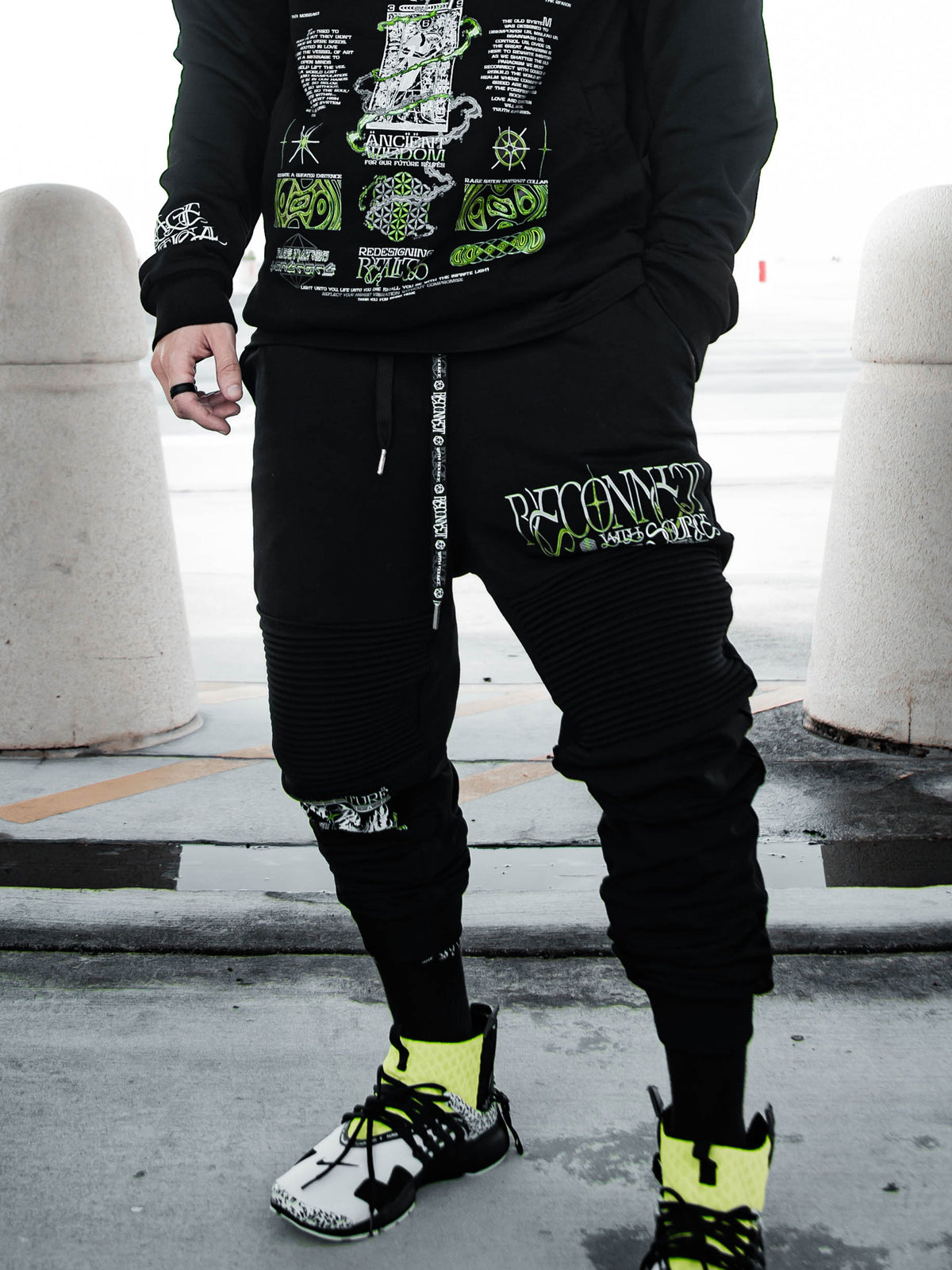 RECONNECT w/ SOURCE V2 ✦ Premium Joggers w/ hidden pocket T-Shirt 