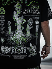 RECONNECT w/ SOURCE V2 ✦ NEON • Premium T-Shirt T-Shirt 