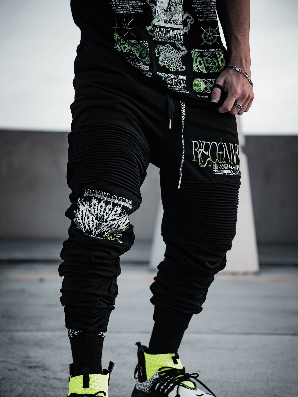 RECONNECT w/ SOURCE V2 ✦ Premium Joggers w/ hidden pocket T-Shirt 