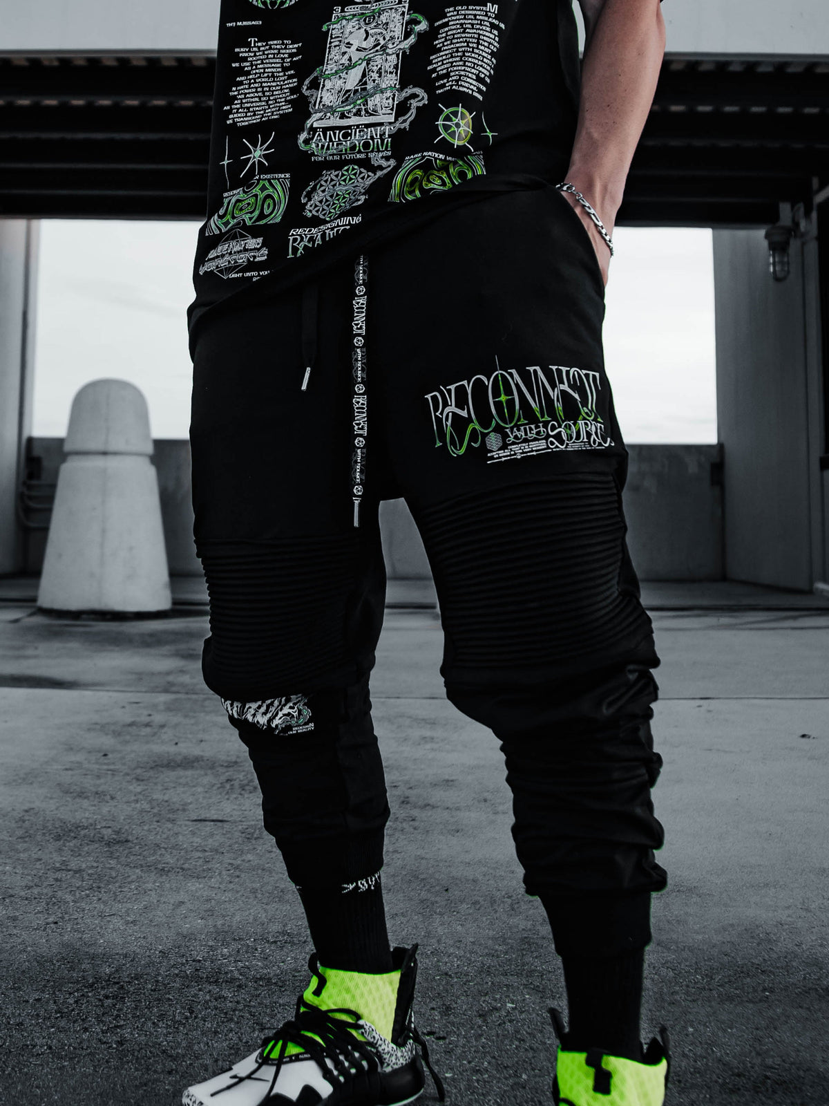 RECONNECT w/ SOURCE V2 ✦ Premium Joggers w/ hidden pocket T-Shirt 