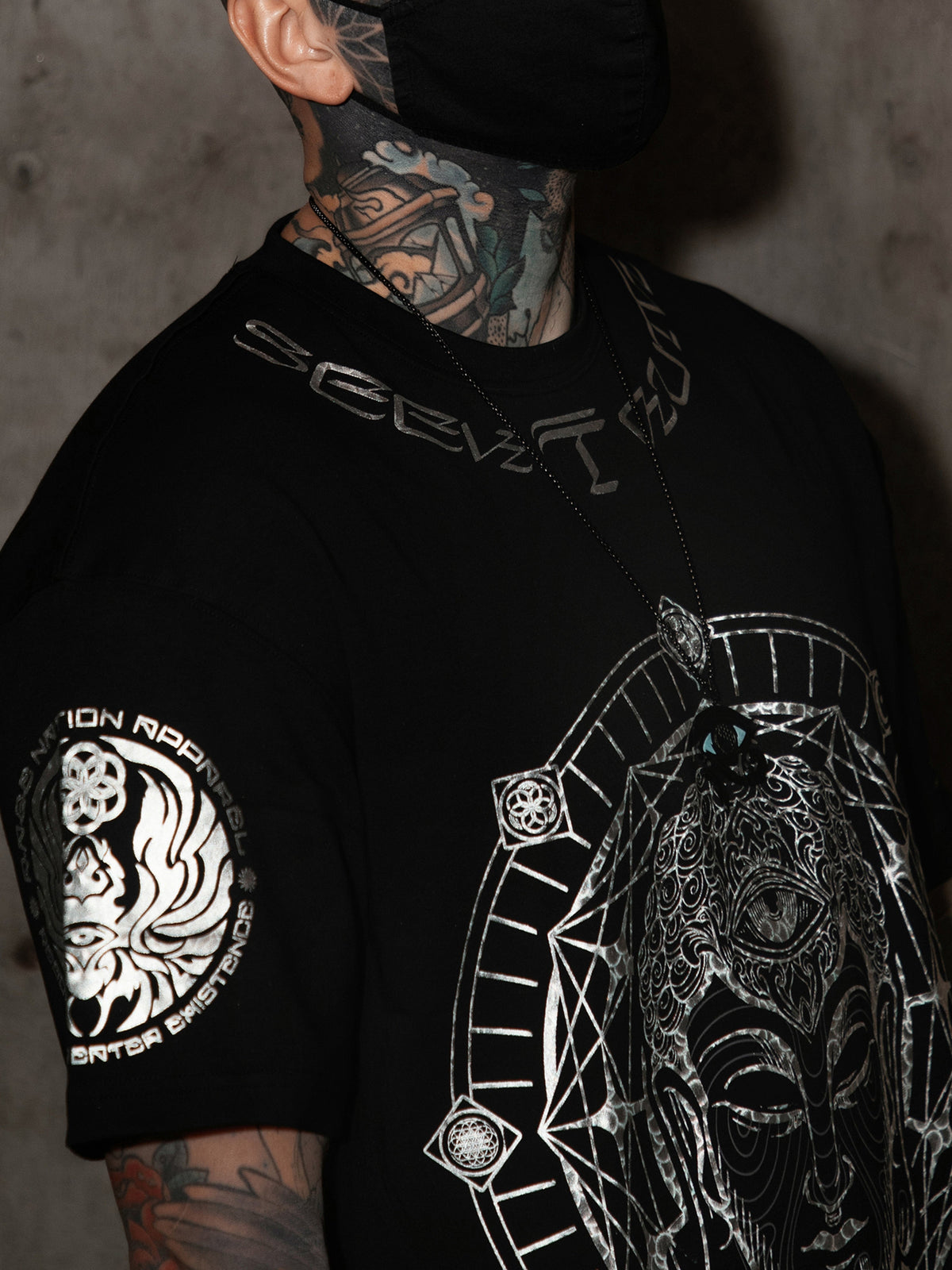 SEEK TRUTH ✦ ANNIVERSARY DROP ✦ SPHERICAL HOLOGRAPHIC FOIL ✦ Premium T-Shirt T-Shirt 
