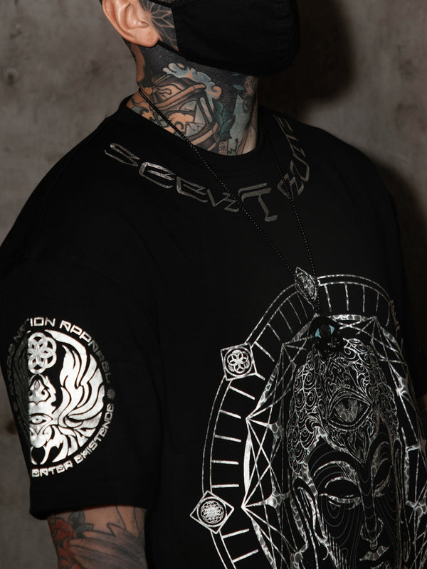 SEEK TRUTH ✦ ANNIVERSARY DROP ✦ SPHERICAL HOLOGRAPHIC FOIL ✦ Premium T-Shirt T-Shirt 