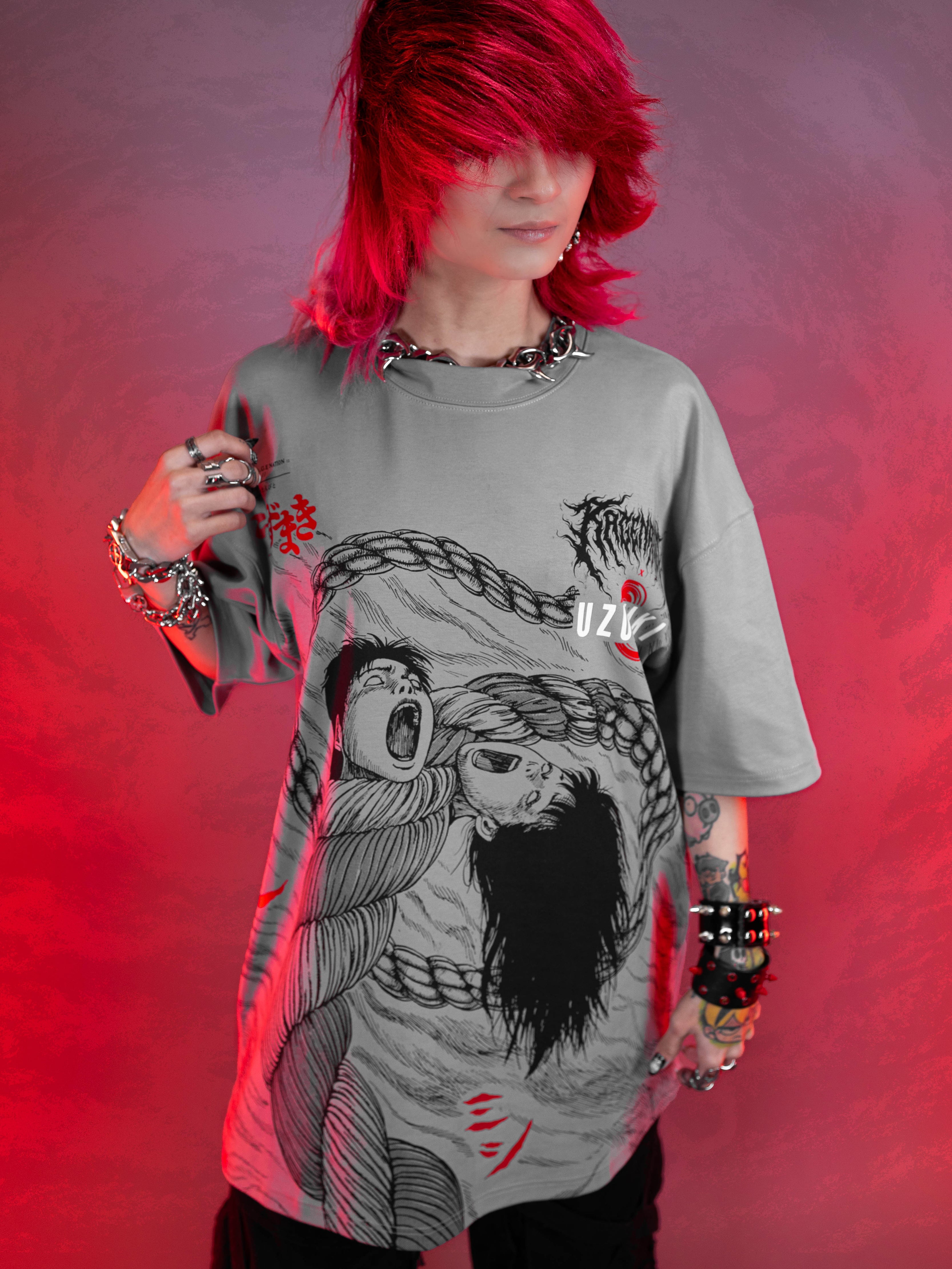 OFFICIAL UZUMAKI ✦ TWISTED SOULS ✦ Over-sized Tee T-Shirt 