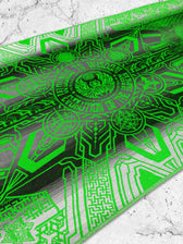WOUNDS TO WISDOM • Yantrart x Rage Nation • UV-Reactive Gradient Shawl Shawls 