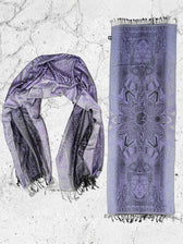 WOUNDS TO WISDOM • Yantrart x Rage Nation • Purple Gradient Shawl Shawls 