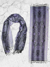 WOUNDS TO WISDOM • Yantrart x Rage Nation • Purple Gradient Shawl Shawls 