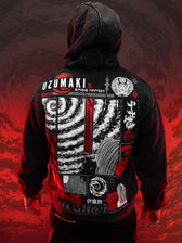 OFFICIAL UZUMAKI ✦ SPIRAL OBSESSION ✦ Acidwash Zip-up Hoodie Hoodie 