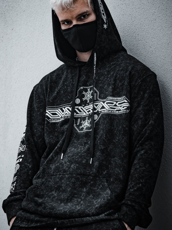 COEXIST V2 • [ACID] WASH • SVBDVN×RNA • Lightweight Premium Hoodie Hoodie 