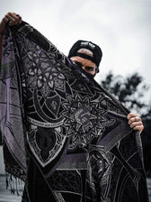 LIMITED EDITION • HARMONY HEALS • ICE PURPLE • Festival Shawl/Scarf Shawl 