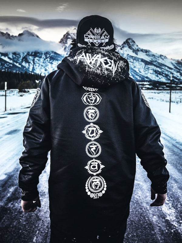 AWAКEN • All-Season Hooded Windbreaker Jacket Jacket 