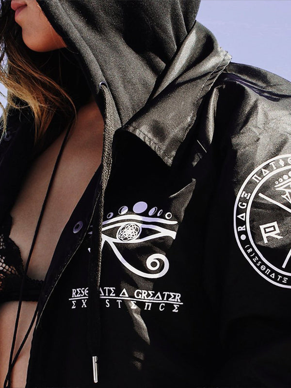 AWAКEN • All-Season Hooded Windbreaker Jacket Jacket 