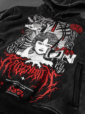 OFFICIAL UZUMAKI ✦ AZAMI'S CURSE ✦ ACIDWASH ✦ Collectible Hoodie Hoodie 
