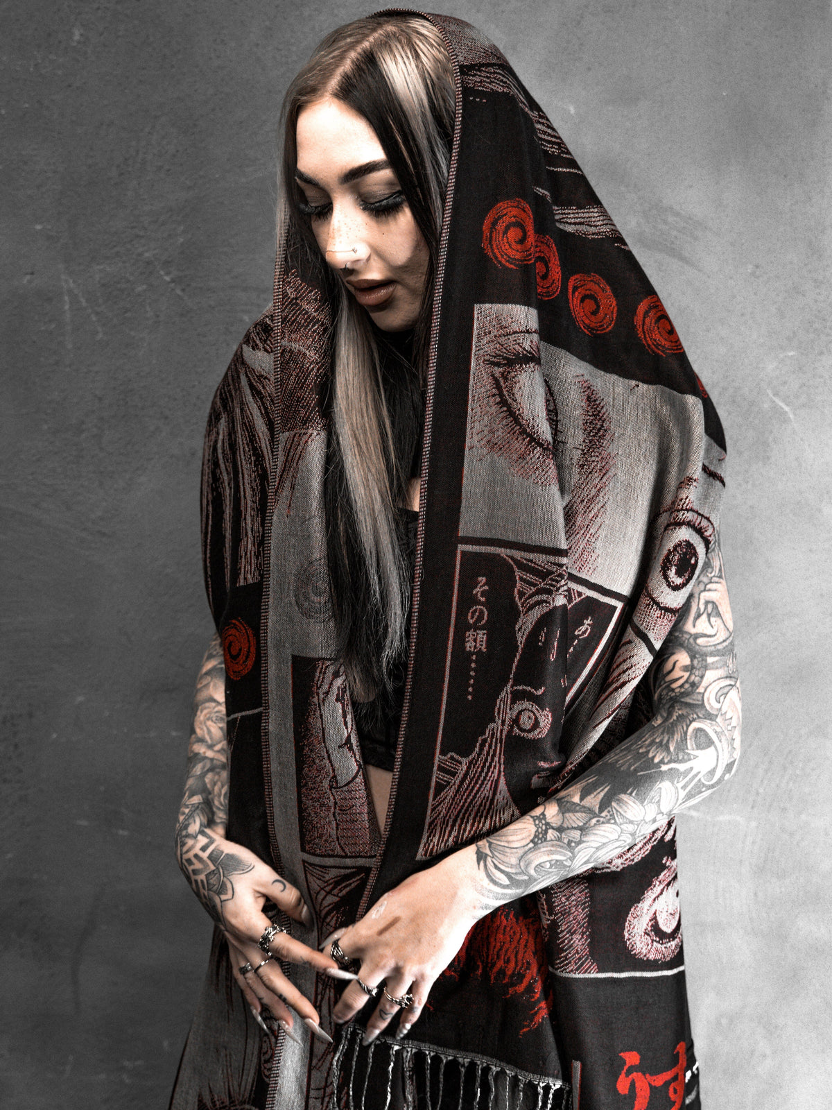 OFFICIAL UZUMAKI ✦ AZAMI'S CURSE ✦ Pashmina Shawl Shawl 