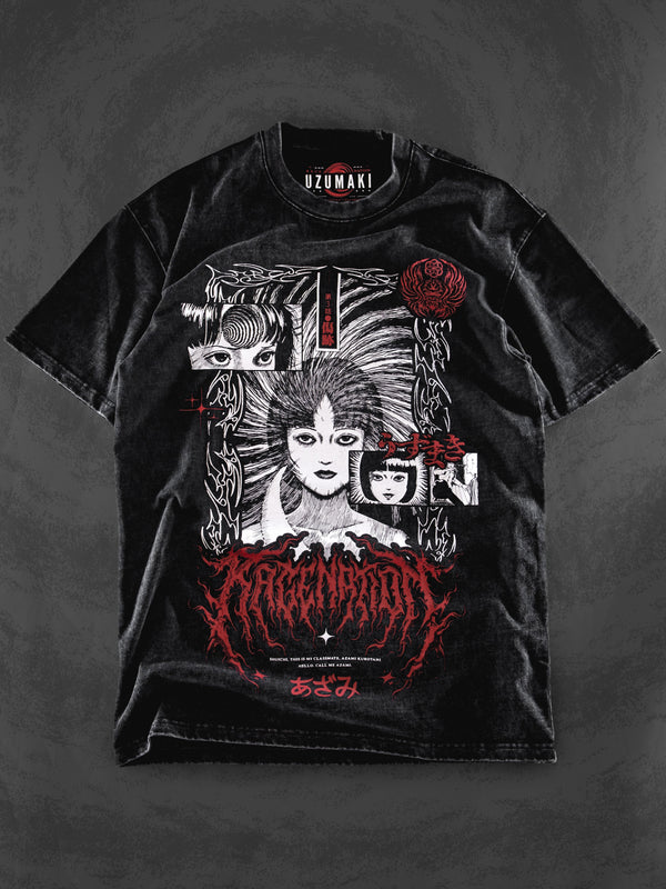 OFFICIAL UZUMAKI ✦ AZAMI'S CURSE ✦ ACIDWASH ✦ Collectible T-shirt T-Shirt 