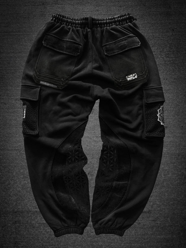 COMING SOON ✦ MOKSHA ✦ Black/Black ✦ Corduroy Flow Joggers Joggers 