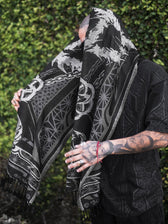SEEDS OF LIGHT ✦ Inverted Festival Shawl Shawls 