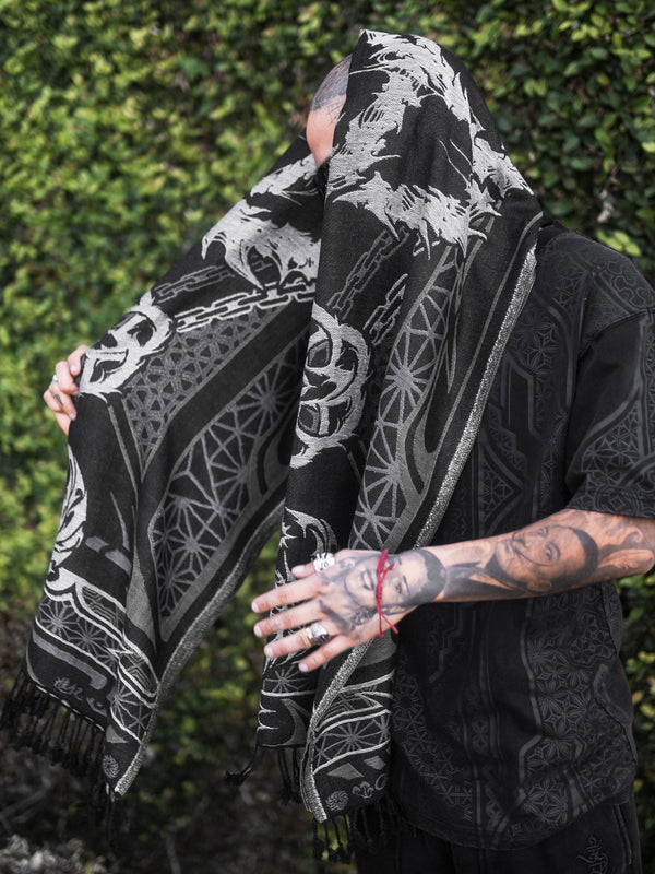 SEEDS OF LIGHT ✦ Inverted Festival Shawl Shawls 