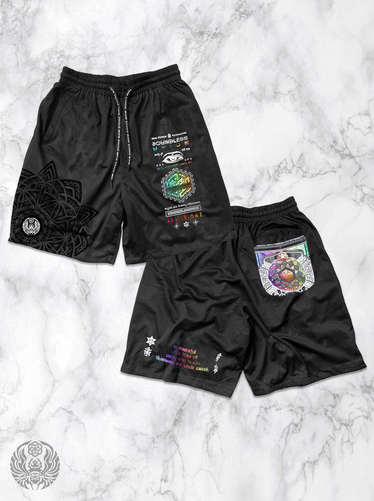 COMING SOON ✦ BOUNDLESS UNION V2 ✦ SPECTRUM INK ✦ Reversible Activewear Shorts Coming Soon 