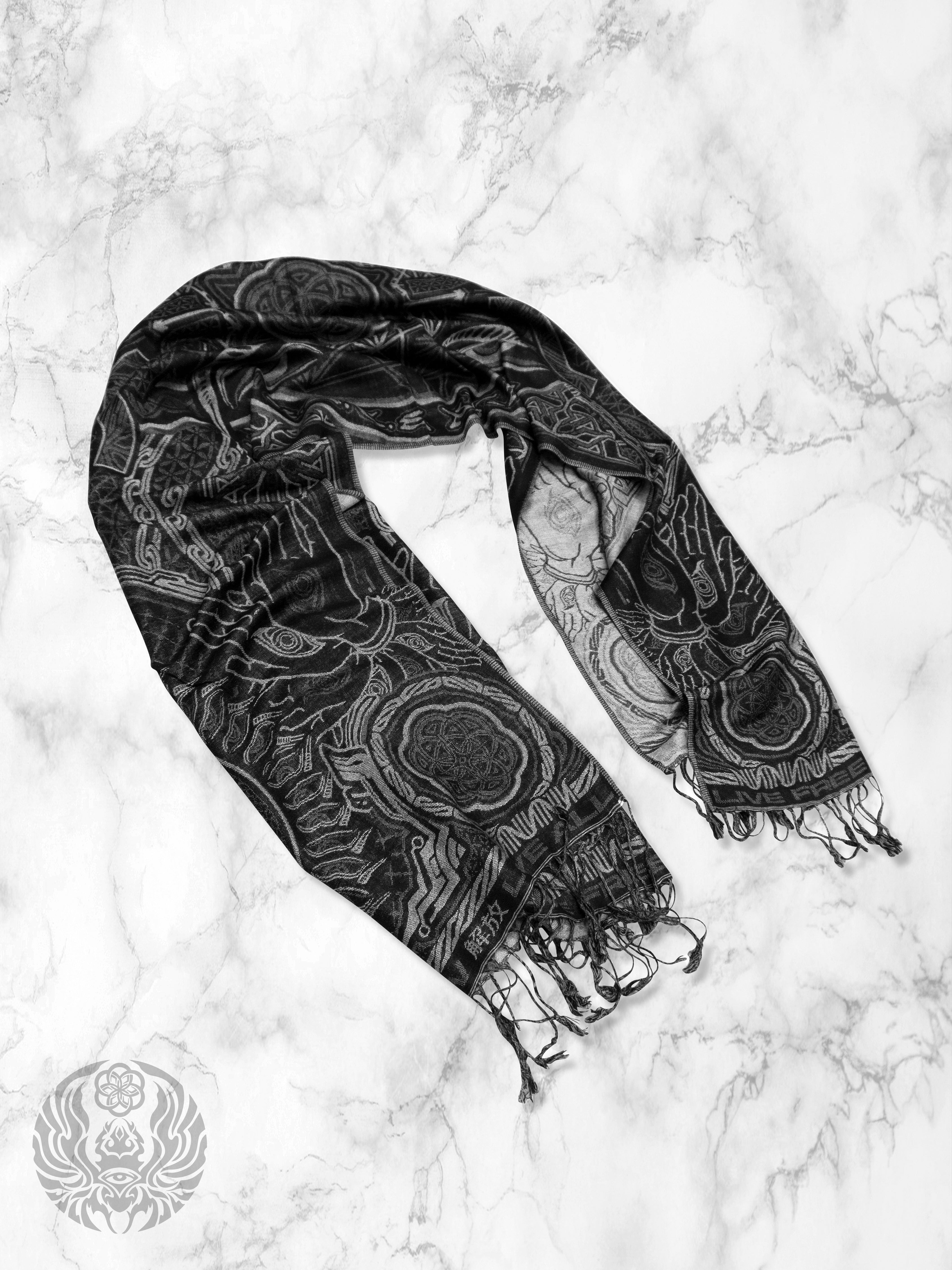 PROTECTED BY INTENT ✦ WHITE ✦ FESTIVAL SHAWL Shawls 