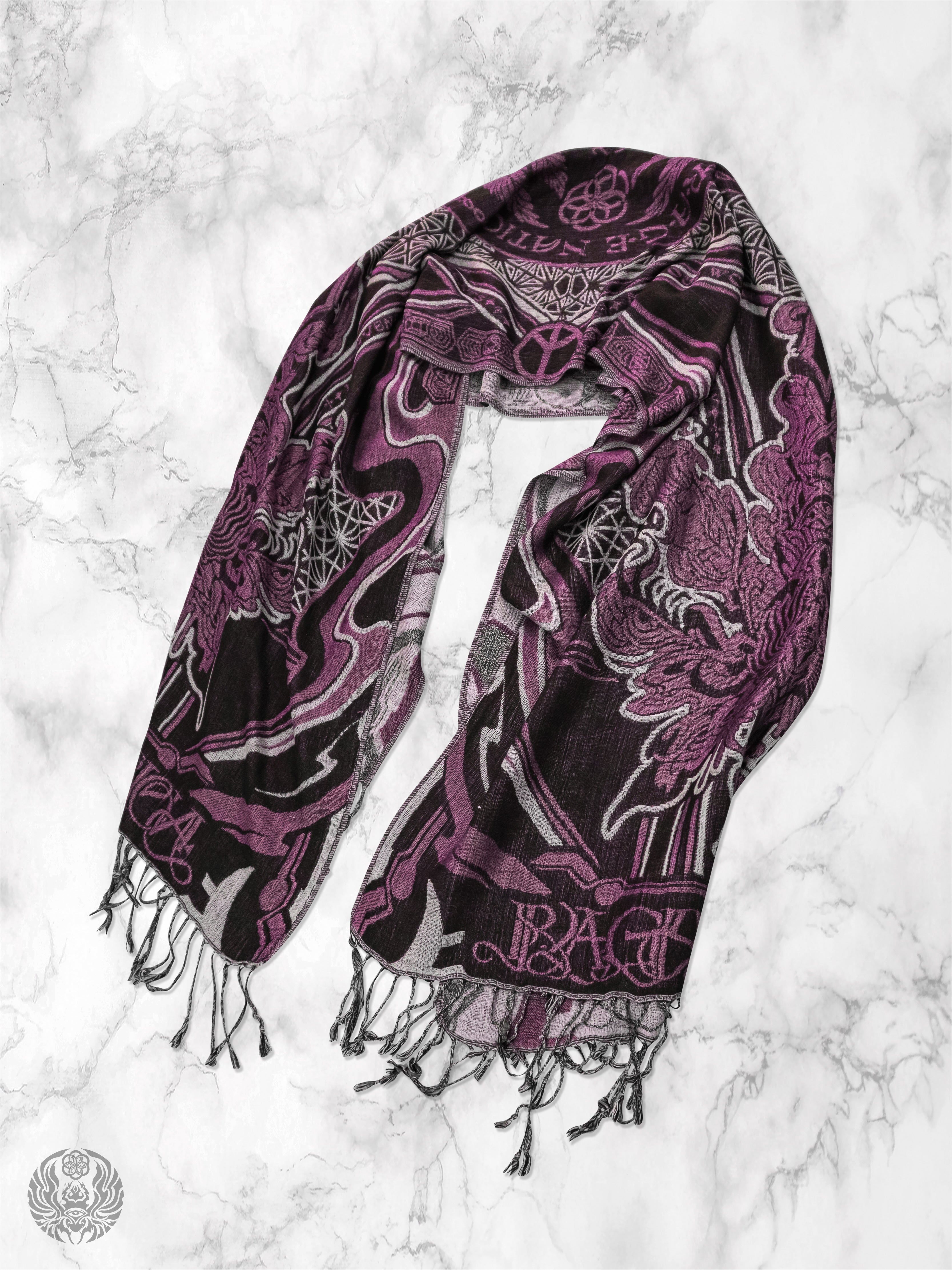 CONVENE WITH THE ELEMENTS ✦ BUBBLEGUM BLISS ✦ Festival Shawl Shawls 