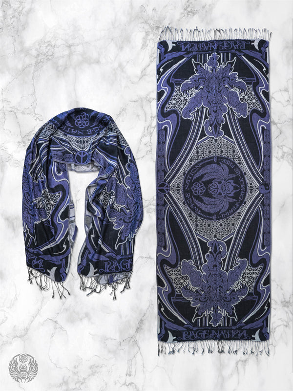 CONVENE WITH THE ELEMENTS ✦ PURPLE HAZE ✦ Festival Shawl Shawls 