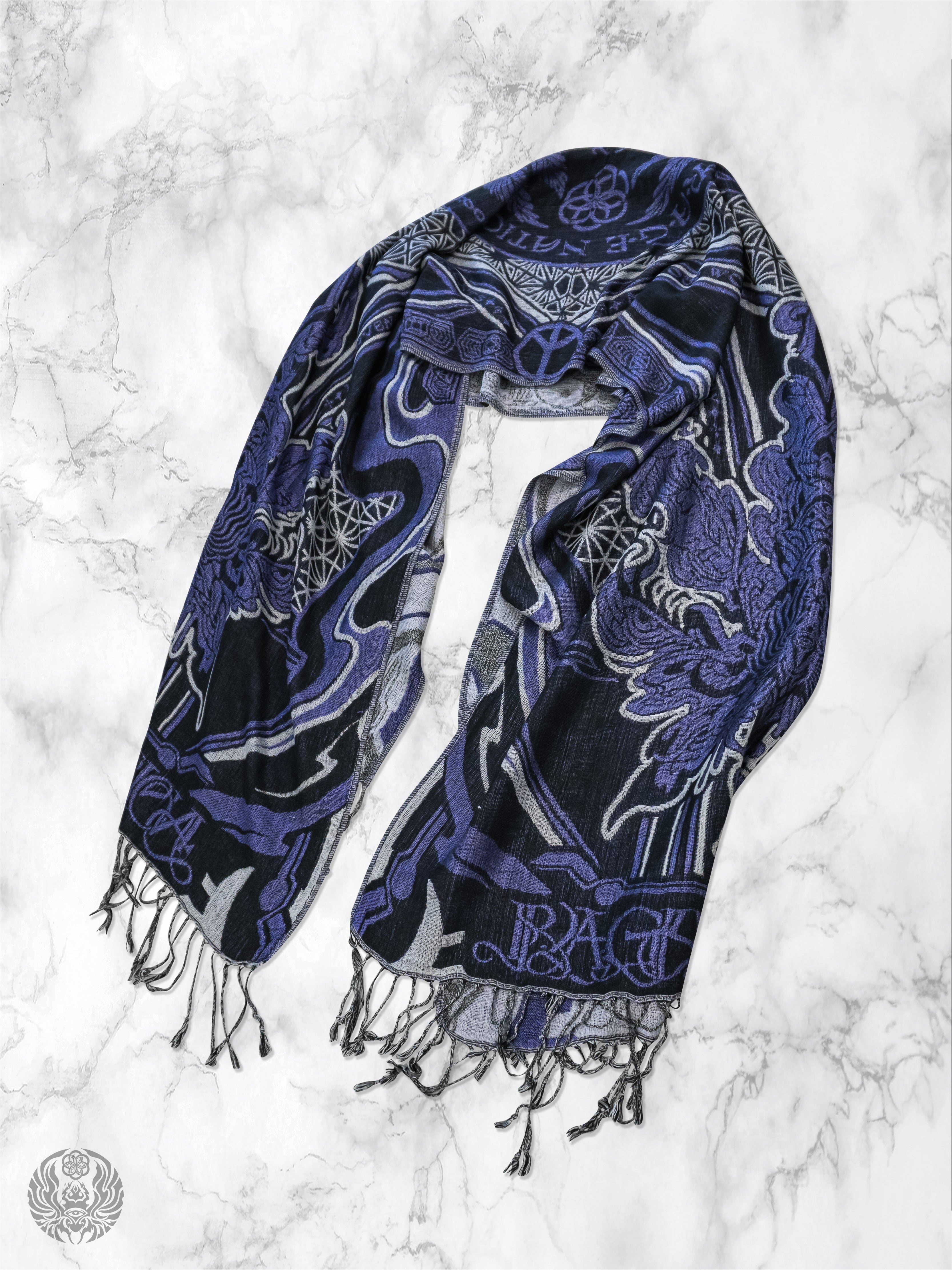 CONVENE WITH THE ELEMENTS ✦ PURPLE HAZE ✦ Festival Shawl Shawls 