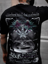 NEW RELEASE ✦ CONVENE WITH THE ELEMENTS ✦ Premium T-Shirt w/ sleeve patch T-Shirt 
