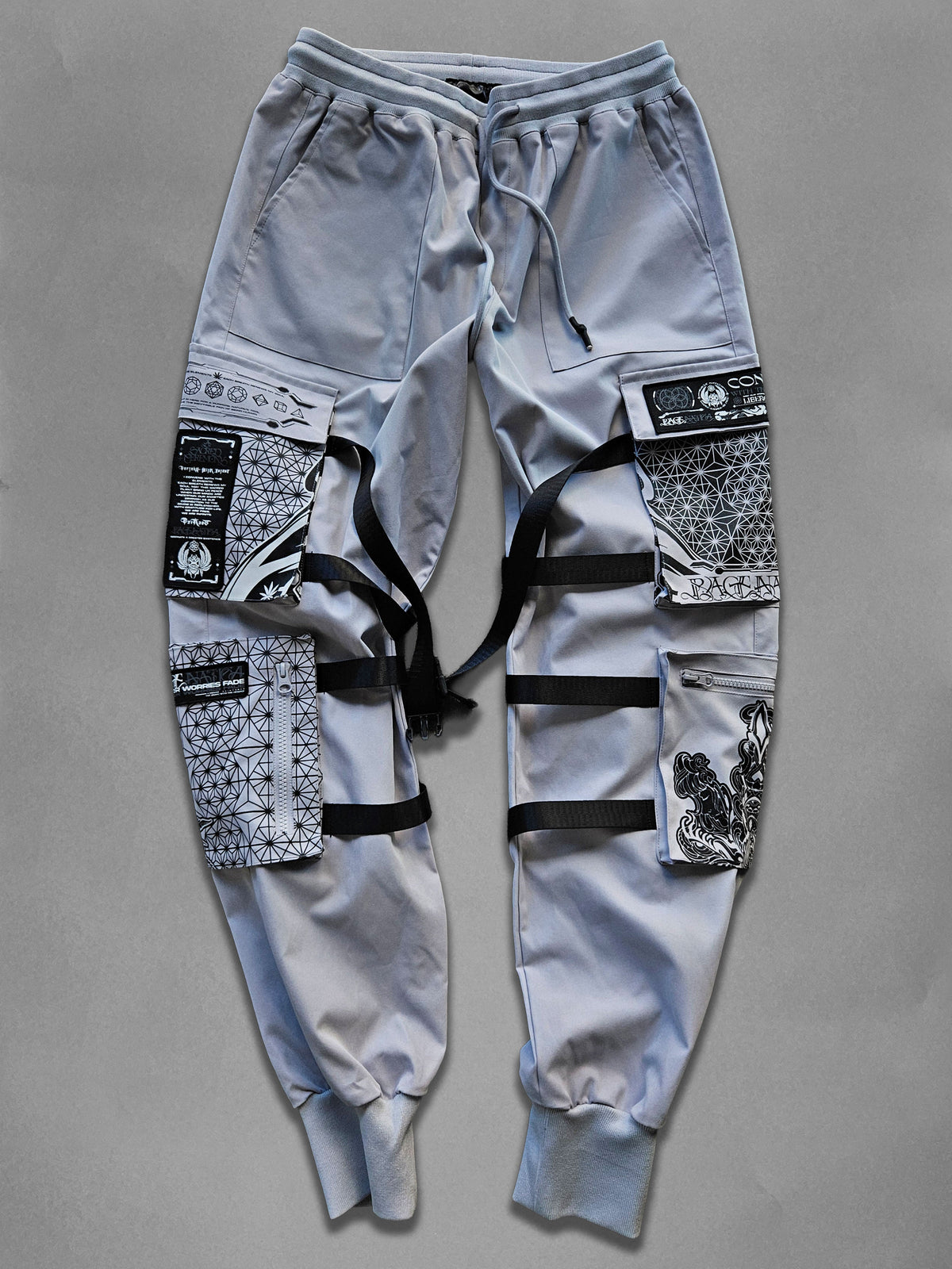 Convene W/The Elements Grey Tactical Joggers 1 of 1 ✦ :: WAREHOUSE LIQUIDATION 