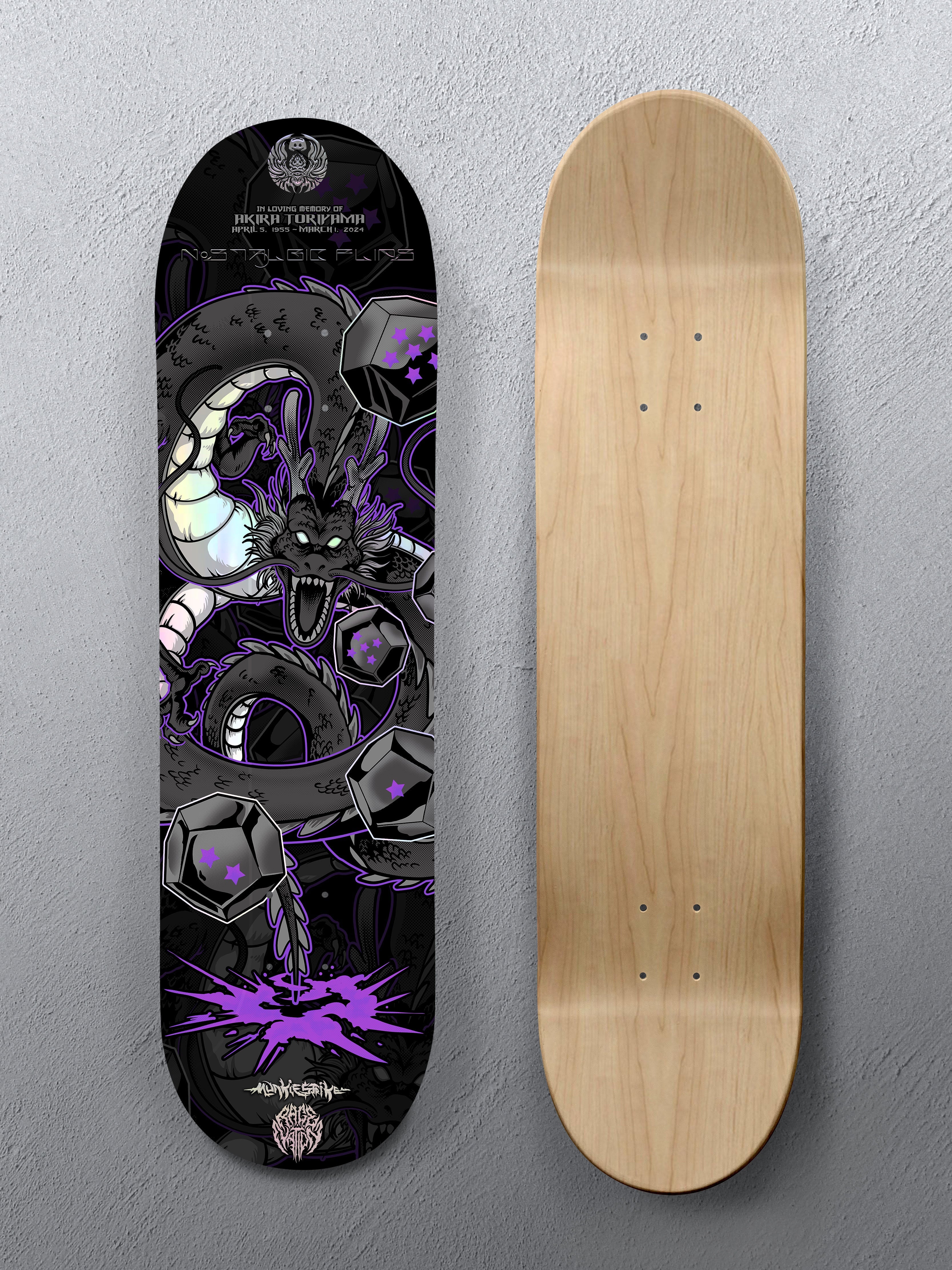 DISCORD MEMBER EXCLUSIVE (◣ _ ◢) SIZE 8.25 ✦ Nostalgic Flips 002 ✦ HOLOGRAPHIC DECK Skateboard 