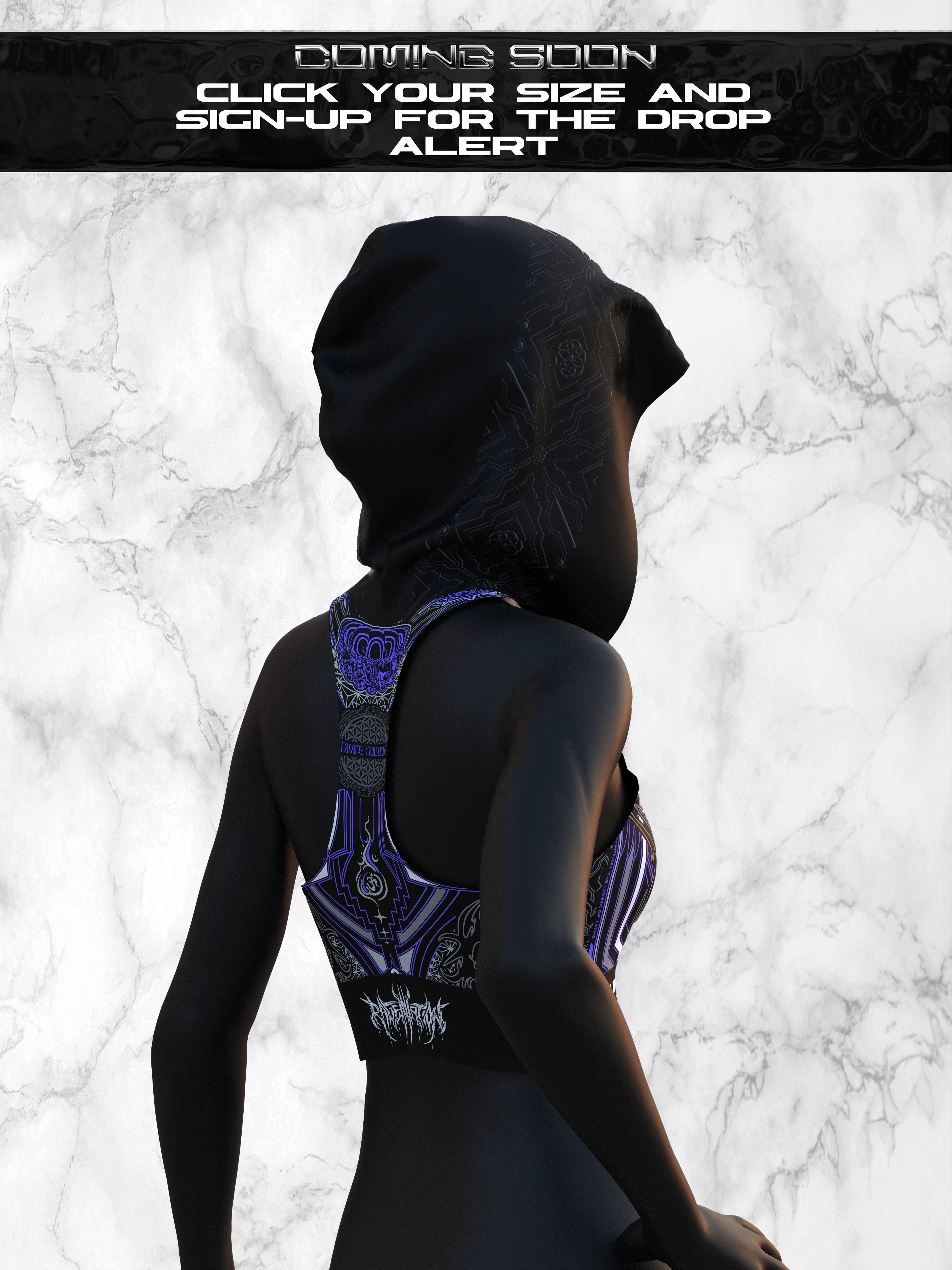 COMING SOON • DIVINE GUIDANCE • Hooded Sports Bra Coming Soon 