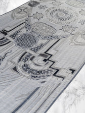 DIVINE GUIDANCE ✦ CYBER BLUE ✦ Reversible Festival Shawl Coming Soon 