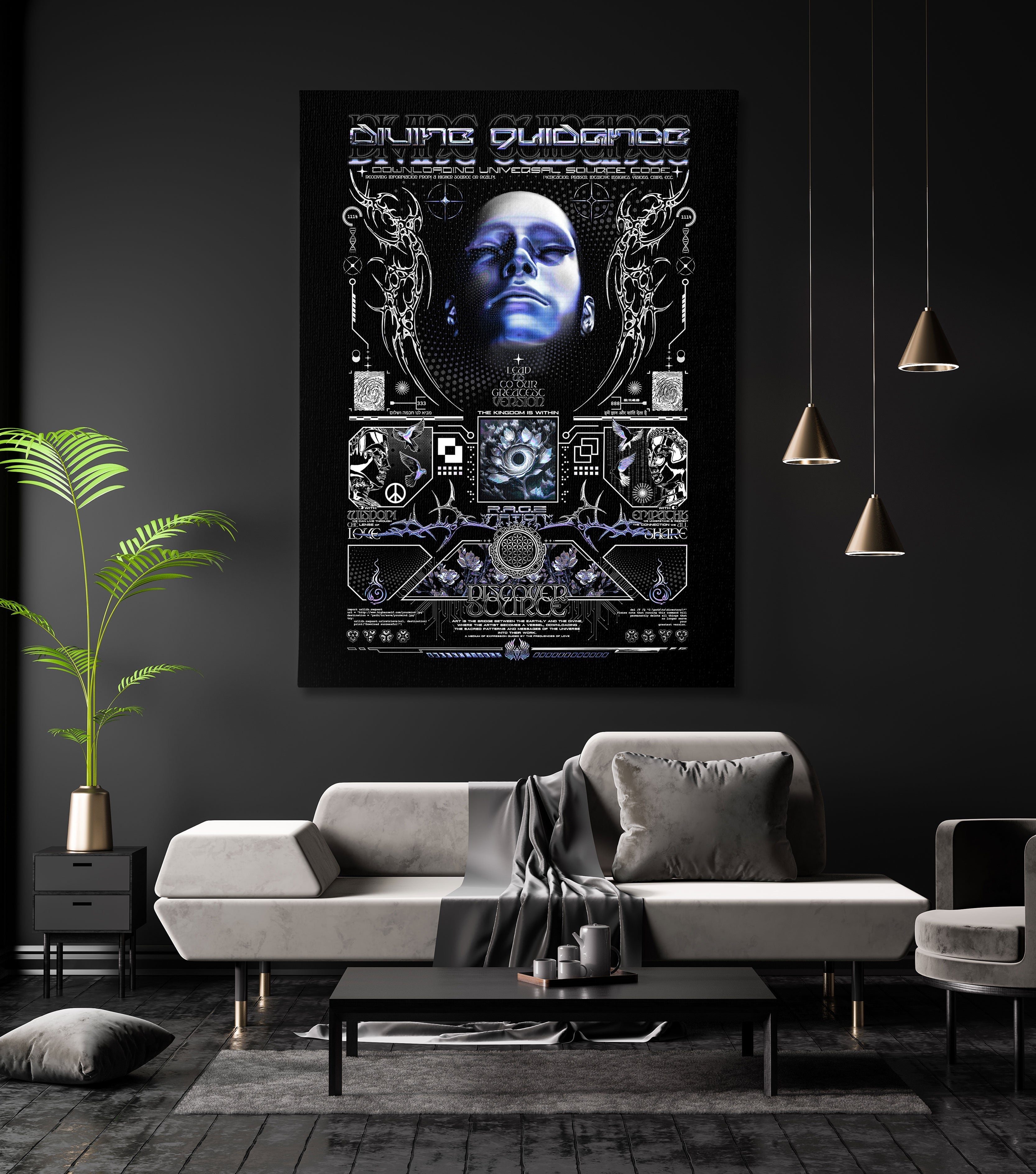 DIVINE GUIDANCE V1 ✦ 111 ✦ Limited Edition Canvas Canvas 