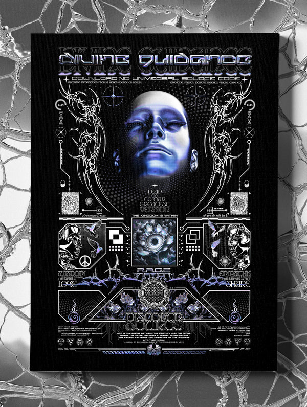 DIVINE GUIDANCE V1 ✦ 111 ✦ Limited Edition Canvas Canvas 