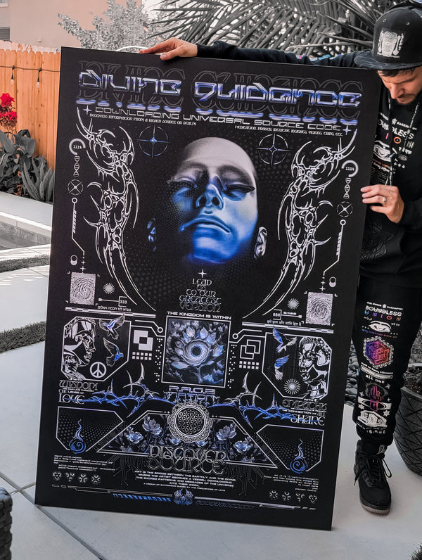 DIVINE GUIDANCE V1 ✦ 111 ✦ Limited Edition Canvas Canvas 