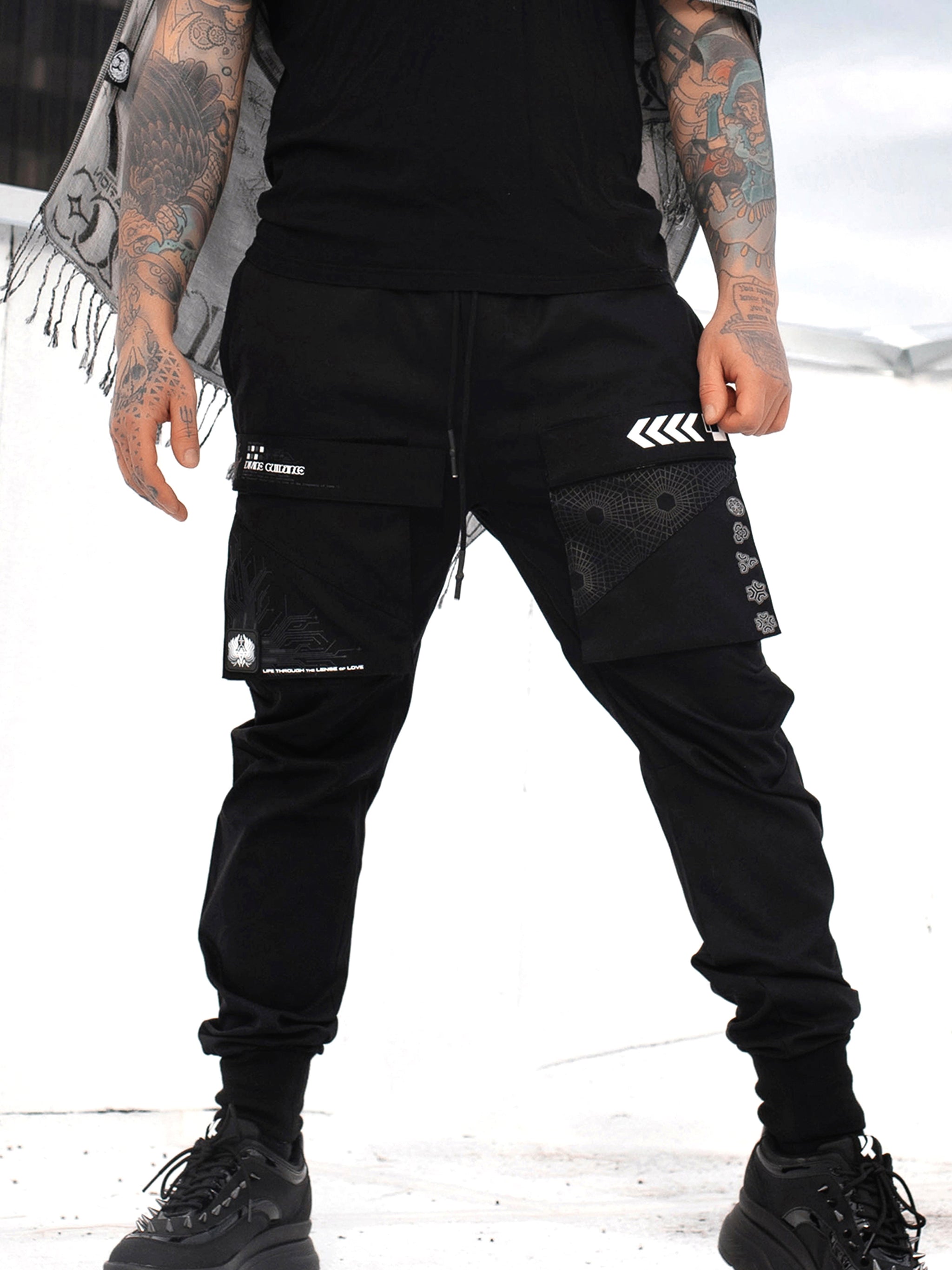 DIVINE GUIDANCE DESIGN 005 TACTICAL JOGGERS w/ hidden pocket