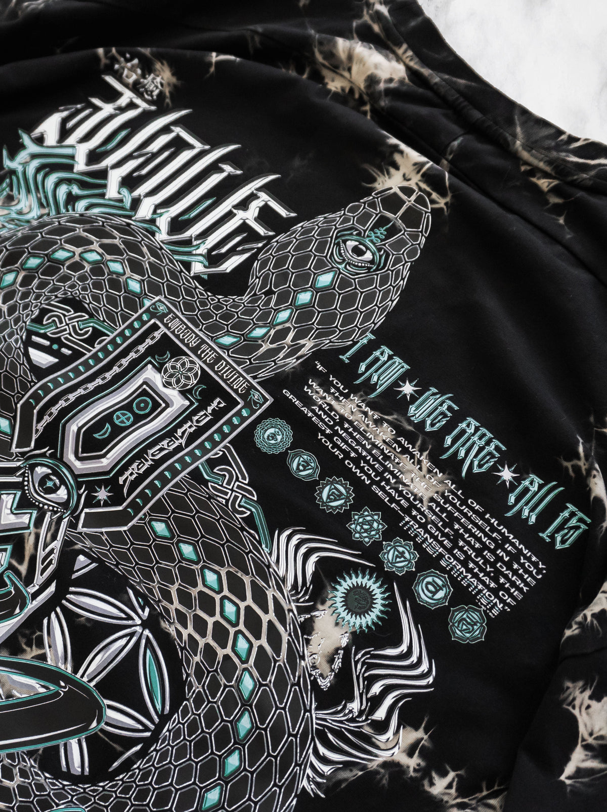 EVOLVE THE MIND V2 • AR Activated • Tie-Dye Short Sleeve Short Sleeve 