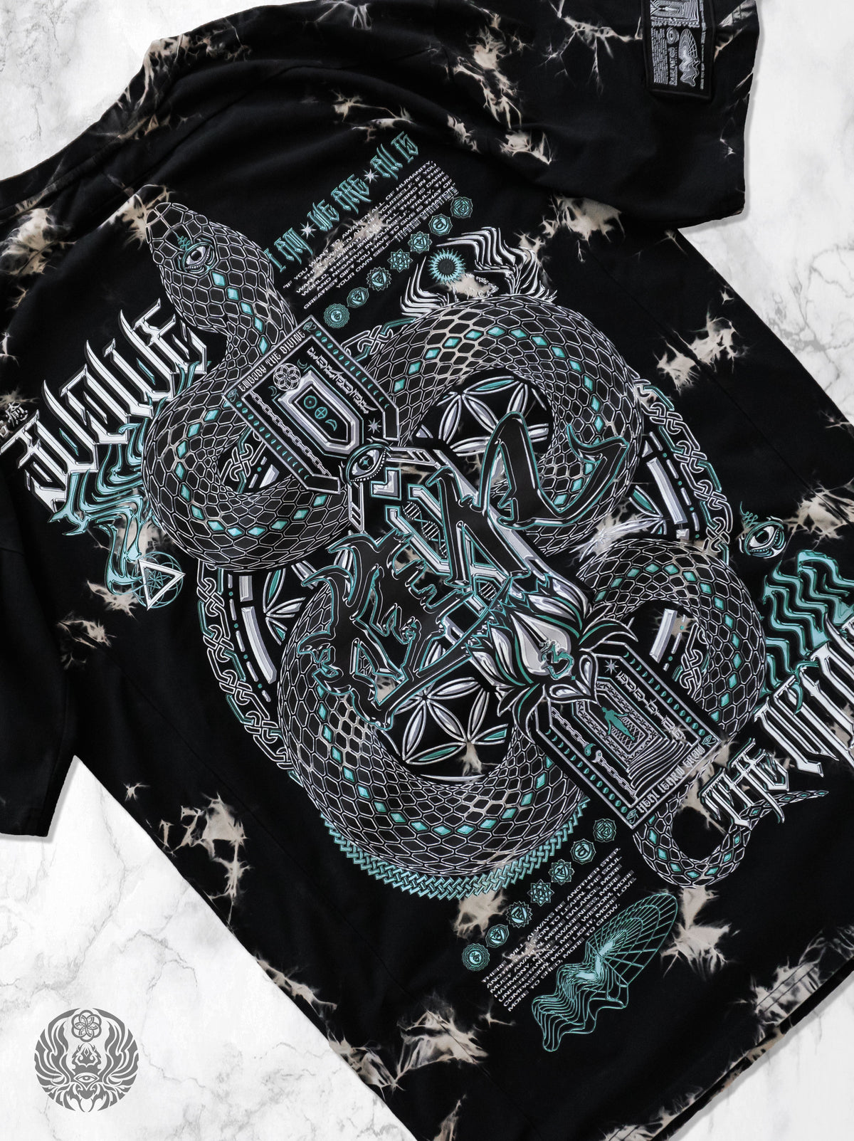 EVOLVE THE MIND V2 • AR Activated • Tie-Dye Short Sleeve Short Sleeve 