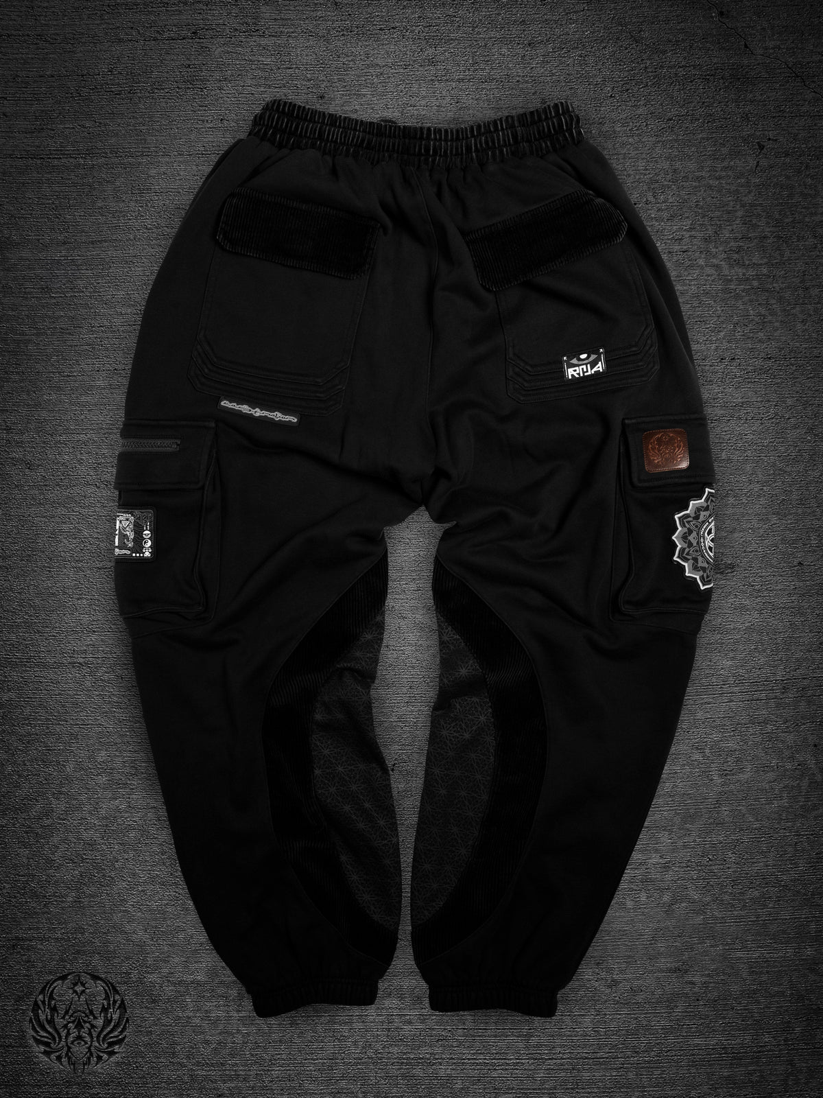 MOKSHA मोक्ष ✦ BLK on BLK ✦ Corduroy Flow Joggers Joggers 