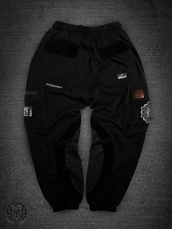 MOKSHA मोक्ष ✦ BLK on BLK ✦ Corduroy Flow Joggers Joggers 