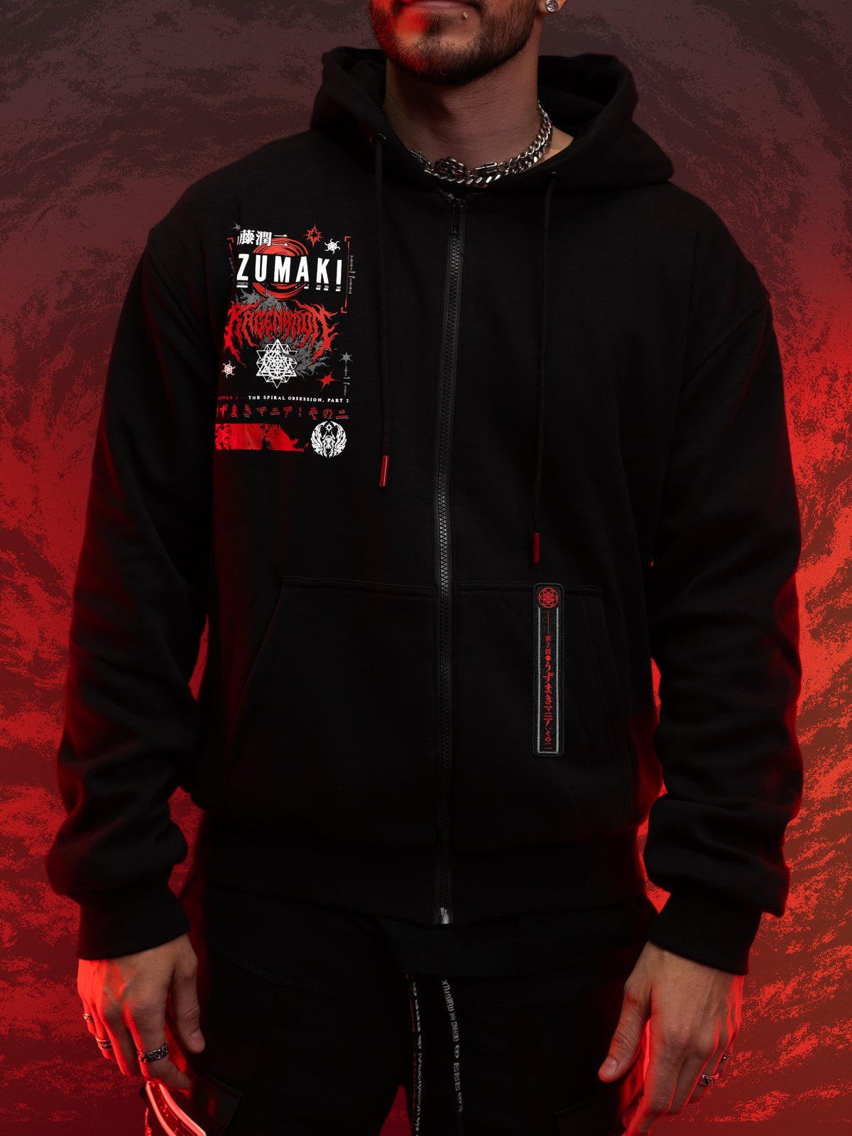 OFFICIAL UZUMAKI ✦ SPIRAL OBSESSION ✦ Collectible Zip-up Hoodie Hoodie 