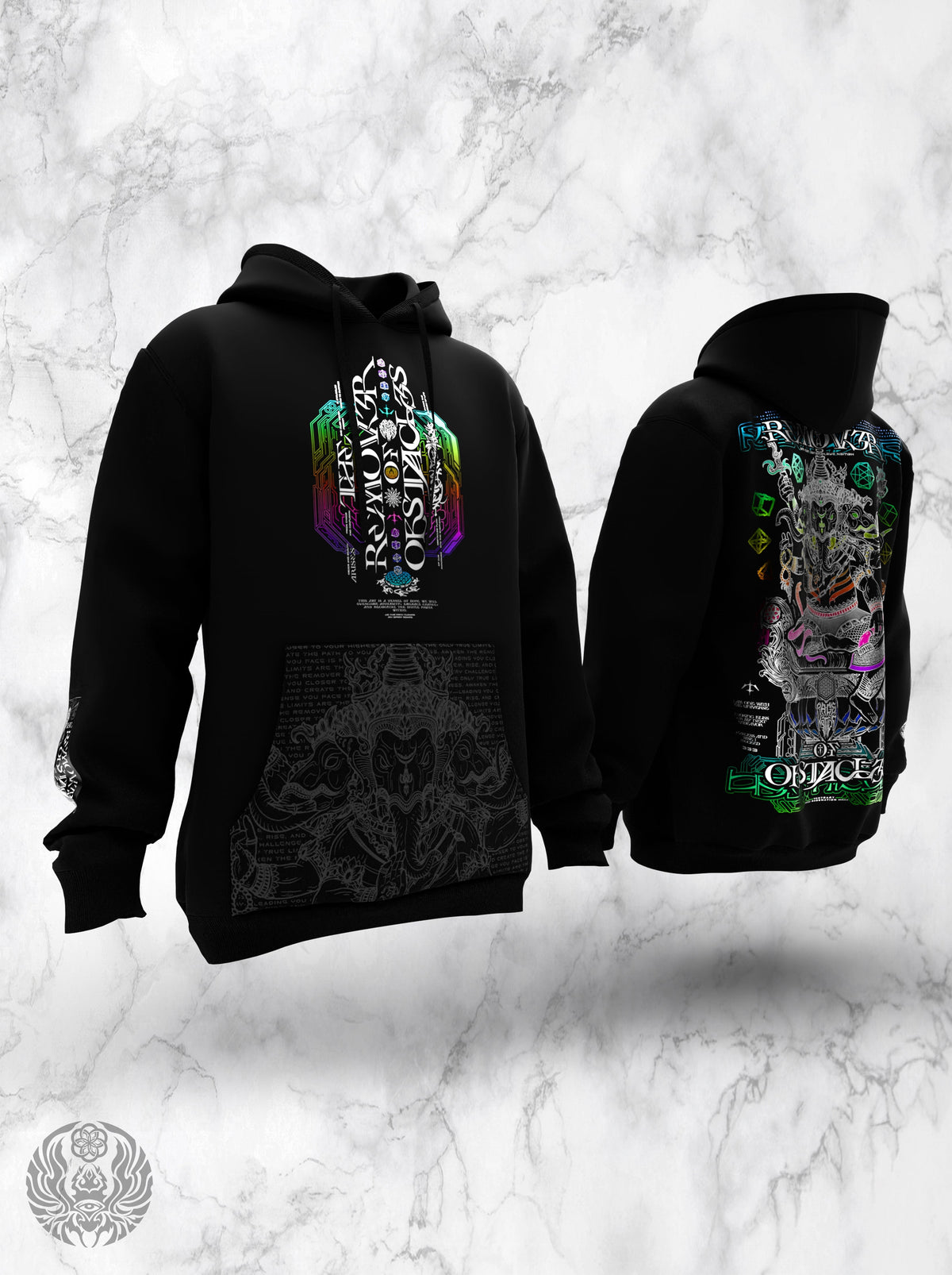 PRE-ORDER ✦ REMOVER OF OBSTACLES V2 ✦ SPECTRUM FOIL ✦ Premium Hoodie Hoodie 