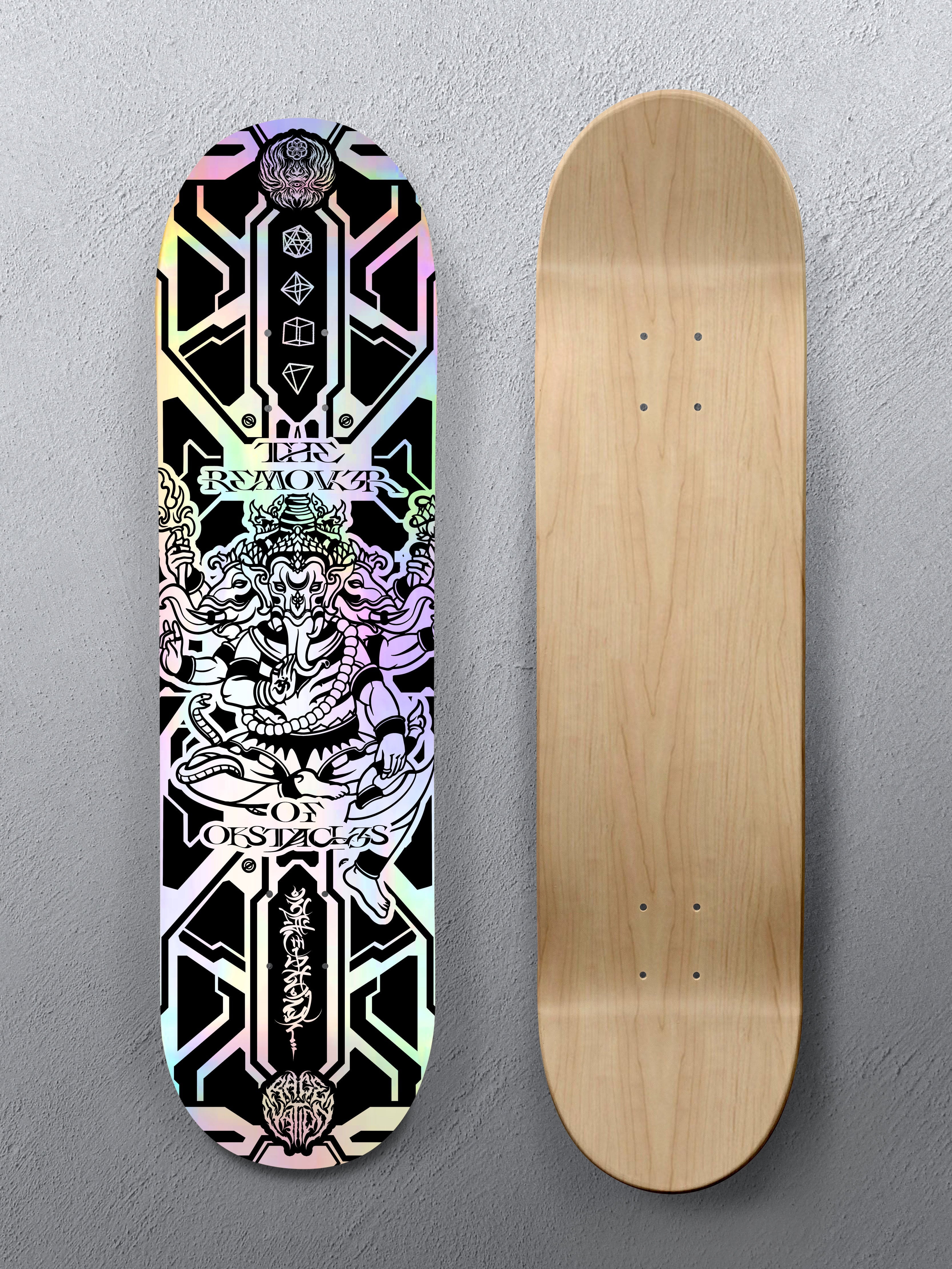 8.5" • REMOVER OF OBSTACLES • Skateboard Deck Skateboard 