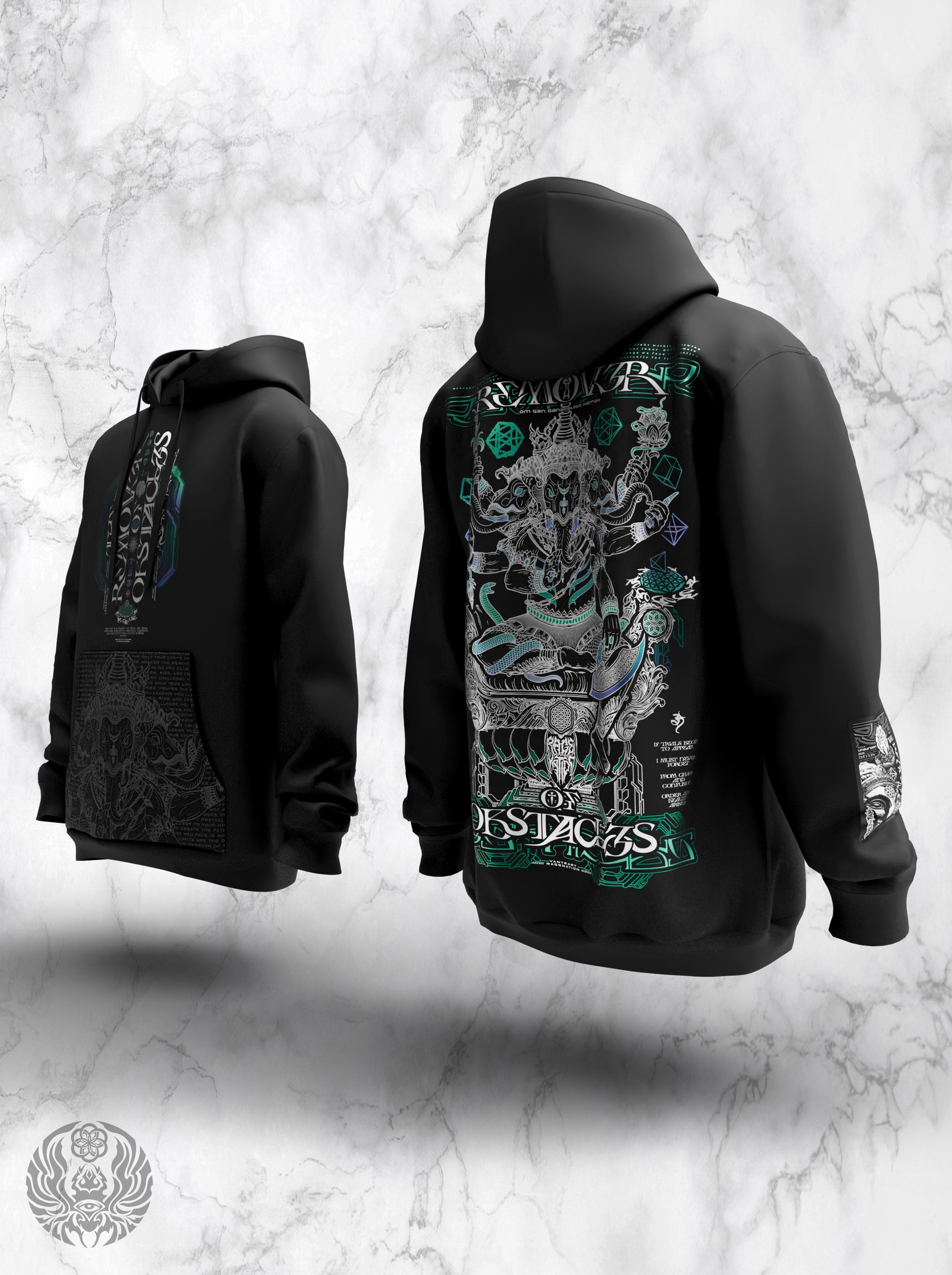 PRE-ORDER ✦ REMOVER OF OBSTACLES ✦ 3-TONE IRIDESCENT FOIL ✦ Premium Hoodie Hoodie 