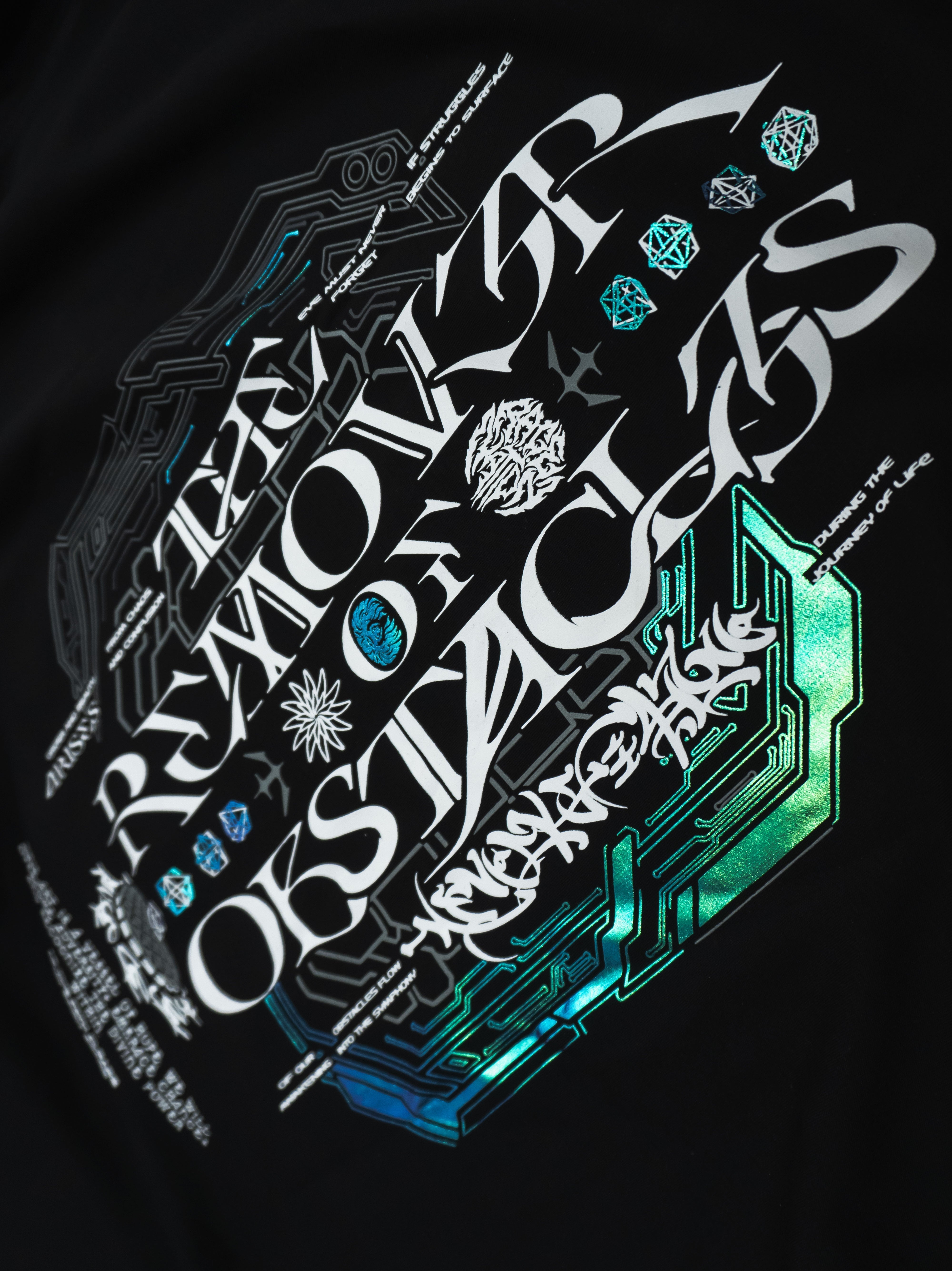 REMOVER OF OBSTACLES V1 ✦ 3-TONE IRIDESCENT FOIL ✦ Premium T-shirt T-Shirt 