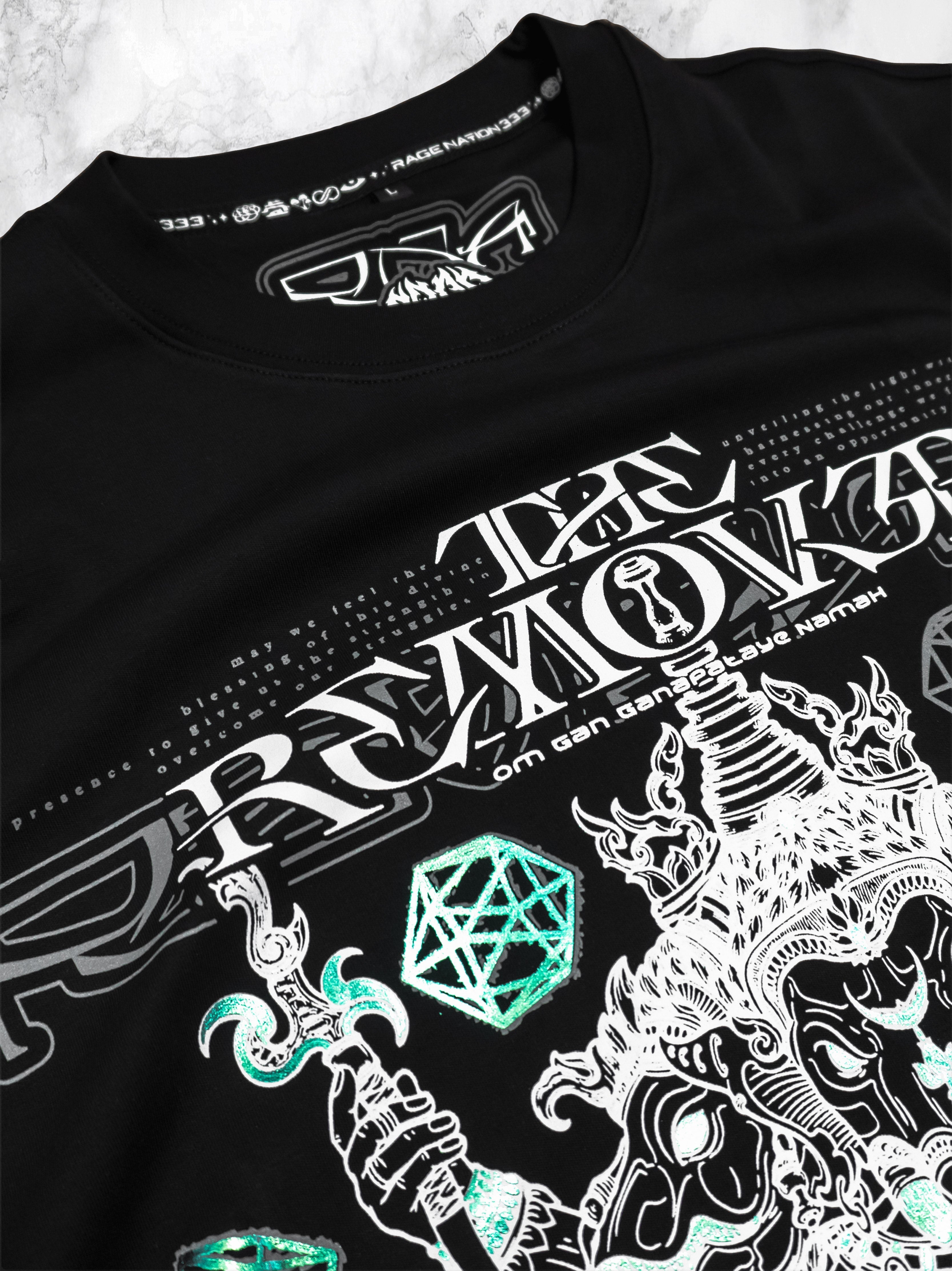 REMOVER OF OBSTACLES V1 ✦ 3-TONE IRIDESCENT FOIL ✦ Premium T-shirt T-Shirt 