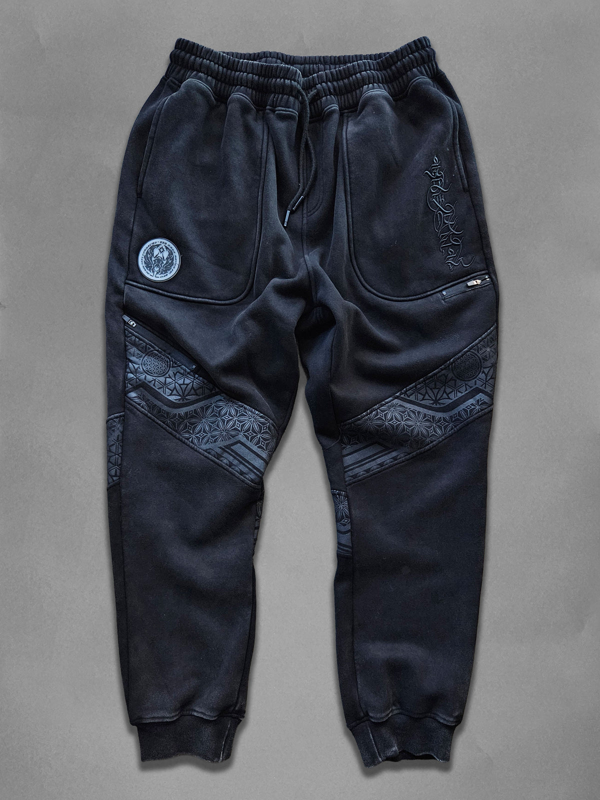 GEOMETRY OF BEING STONEWASH JOGGERS ✦ :: WAREHOUSE LIQUIDATION 