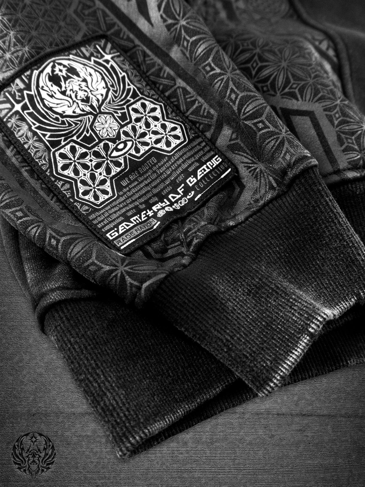 GEOMETRY OF BEING ✦ Premium Stonewash Hoodie Hoodie 