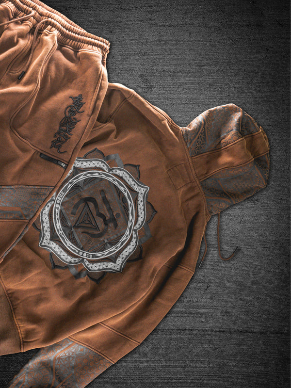 GEOMETRY OF BEING V2 ✦ Premium Stonewash Hoodie Hoodie 