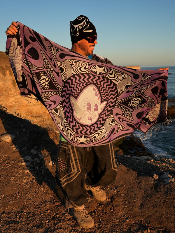 STAR MONSTER ✦ ARTIST COLLAB ✦ Pink Festival Pashmina Shawls 