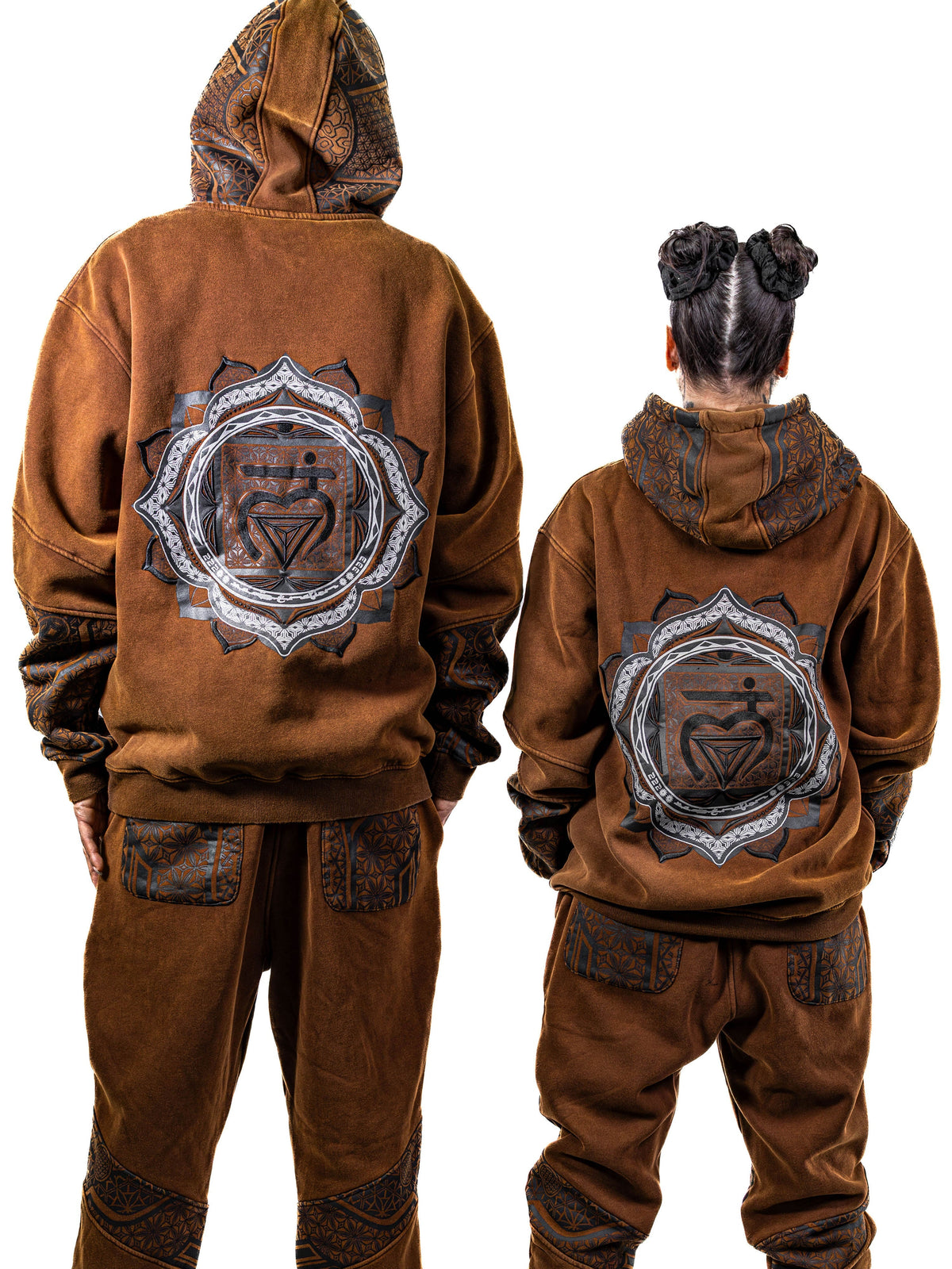 GEOMETRY OF BEING V2 ✦ Premium Stonewash Hoodie Hoodie 